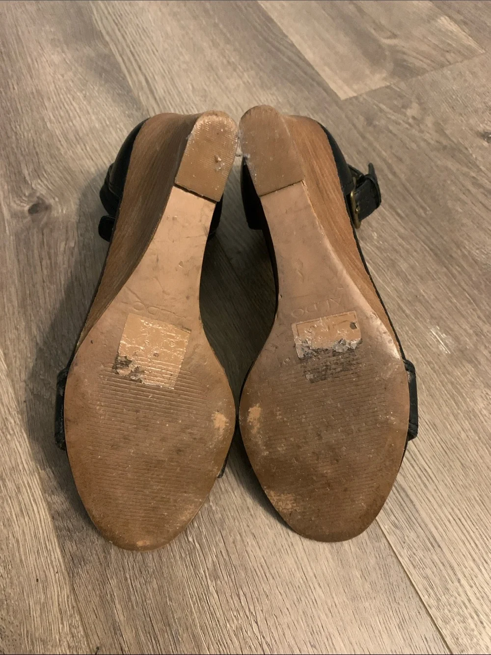 Aldo Ankle Strap Wedge Sandal